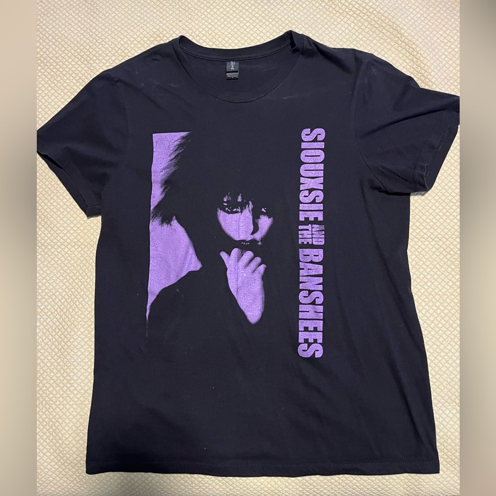 Bay Island Black and Purple Graphic Tee